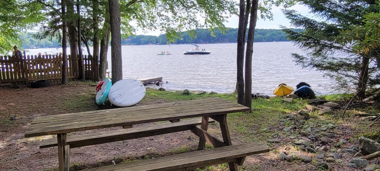 5 Bdr Cabin Game Rm Large Deck Fireplace Firetable Lake Harmony Bagian luar foto